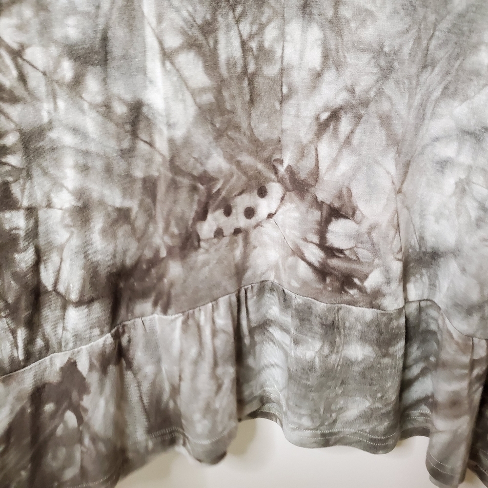 Spade & Heart tie dye cold shoulder dress large - Picture 7 of 14